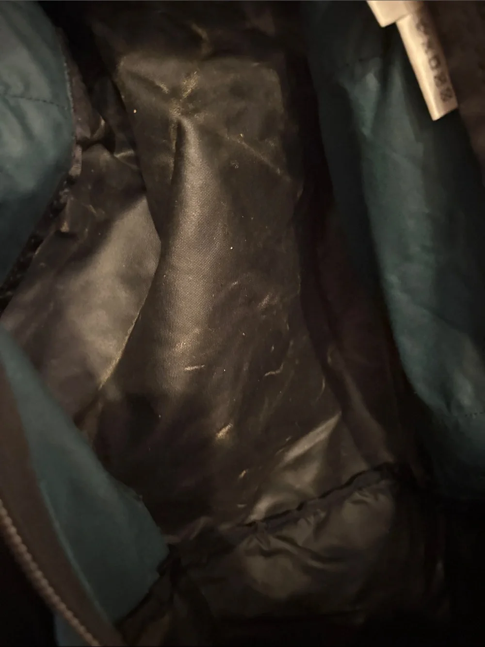The North Face Green and Black Duffel Bag
